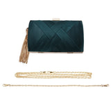 Tassel Ladies Clutch Bag Shoulder Handbags for Party Wedding
