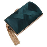 Tassel Ladies Clutch Bag Shoulder Handbags for Party Wedding
