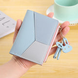 Tassel Ladies Short Wallet Zipper Clutch Bag Slim Small Wallet
