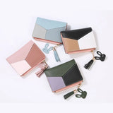 Tassel Ladies Short Wallet Zipper Clutch Bag Slim Small Wallet