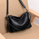 Tassel Handbag High Leather Crossbody Bags for Women