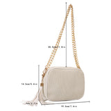 Tassel Ladies Handlbags Chain Female Commute Bag Casual Crossbody Bag