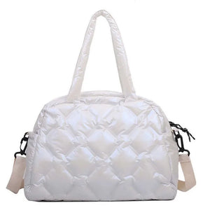 Embroidered Tassel Messenger Bag for Women - Chain Crossbody Bag