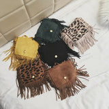 Tassel Mini Messenger Bags Kids Girls Handbags Coin Purse