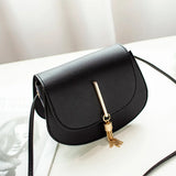 Tassel Crossbody Bag, Small Flap Messenger Bag