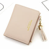 Small Leather Women Wallets Zipper Purses Female Purse Clutch