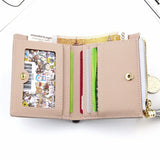 Small Leather Women Wallets Zipper Purses Female Purse Clutch