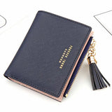 Small Leather Women Wallets Zipper Purses Female Purse Clutch