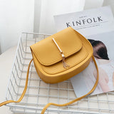 Tassel Women's Shoulder Bag PU Leather Ladies Messenger Bag