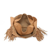 Tassels Bucket Bag Women PU Leather Shoulder Bag Ladies Totes Bolsa
