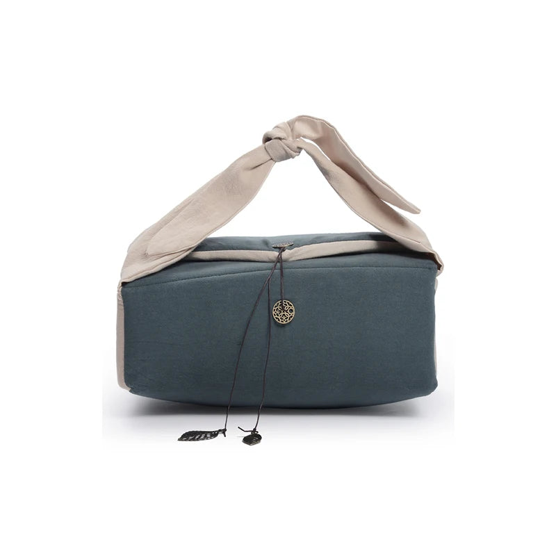 Tea Cup Storage Bag Cotton Linen Teapot Handbag Outdoor Travel