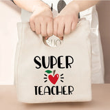 Love Rainbow Printed Cooler Lunch Bags Women Handbags Thermal Insulated Br