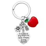 Teacher Appreciation Keychain Christmas Gift Bag Accessory