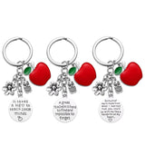 Teacher Appreciation Keychain Christmas Gift Bag Accessory