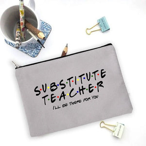 Teacher Pencil Case Large Capacity Wash Pouch Supplies Storage Bag
