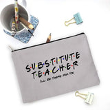 Teacher Pencil Case Large Capacity Wash Pouch Supplies Storage Bag