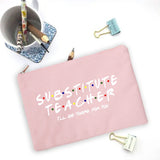 Teacher Pencil Case Large Capacity Wash Pouch Supplies Storage Bag