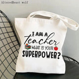 Teacher Supplies Shopper Bag for Money & Fame