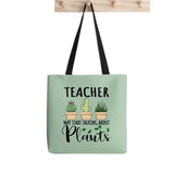 Talking About Plants Printed Women Harajuku Tote Shopper Funny Handbag