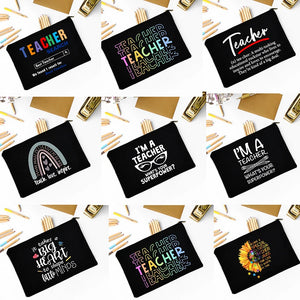 Teacher Survival Kit Gift Makeup Bag Pencil Pouch High School Graduation