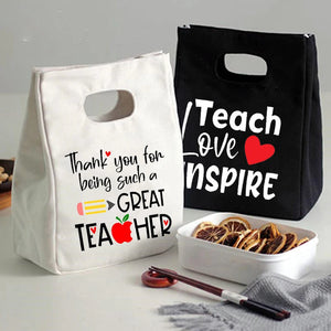 Teacher Appreciation Cooler Bags Insulated Lunch Bag