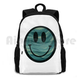Teal Face Outdoor Hiking Backpack Riding Climbing Sports Bag Summer Vintage