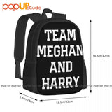 Meghan And Harry-Markle Prince Harry Backpack Large Capacity New Shoe Bag
