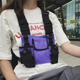 Techwear Tactical Chest Rig Bag Men Streetwear Sling Military Waist Pack