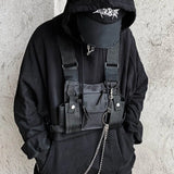 Techwear Tactical Chest Rig Bag Men Streetwear Sling Military Waist Pack