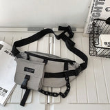 Reflective Crossbody Bag Hip Hop Tactical Chest Waist Harajuku Fanny Pack