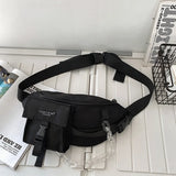 Reflective Crossbody Bag Hip Hop Tactical Chest Waist Harajuku Fanny Pack