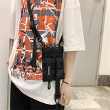 Techwear Sling Crossbody Bag Japanese Style Hip Hop Tactical Mini Chest