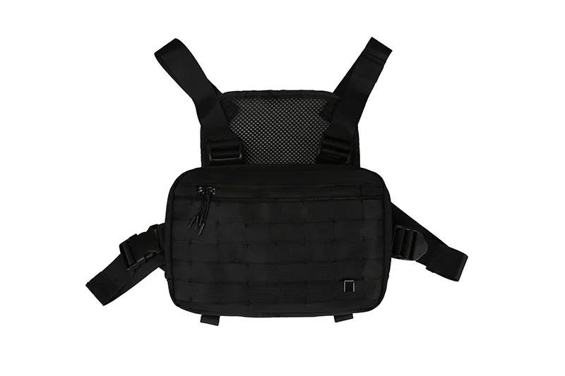 Techwear Tactical Chest Rig Bag Hip Hop Streetwear Military Cross Shoulder Bags