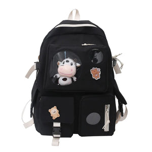 Teen Girls College Bookbag Student Backpack Bag