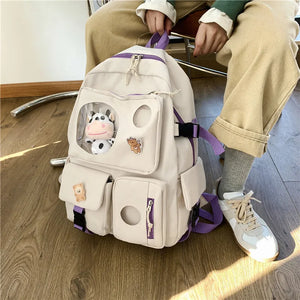 Teen Girls College Bookbag Student Backpack Bag