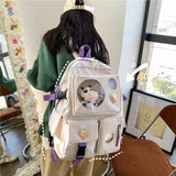 Teen Girls College Bookbag Student Backpack Bag