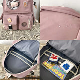 Teen Girls College Bookbag Student Backpack Bag