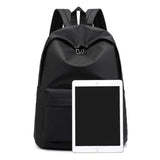 Teen School Bag For Girls Backpack Solid Women Bookbags