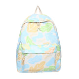 Harajuku Backpack for Girls Plaid Bookbag Canvas Laptop School Bag