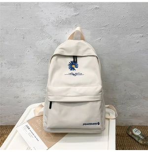 Floral Print School Bag for Girls Backpack Women Bookbags Student Schoolbag