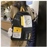 Teen Girls Backpack Women Nylon Student Schoolbag
