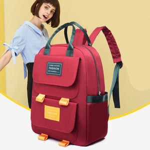 Casual Women Backpack Nylon School Bags