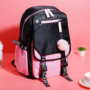 Girls' Backpack For School College Student Daypack Bookbag A4K8