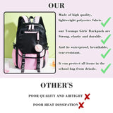 Girls' Backpack For School College Student Daypack Bookbag A4K8
