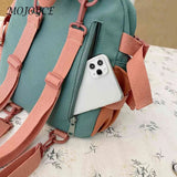 Girls Cartoon School Backpacks Nylon Travel Rucksack