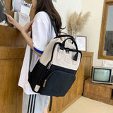 Girls Travel Backpack Waterproof Nylon Schoolbag