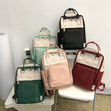 Girls Travel Backpack Waterproof Nylon Schoolbag