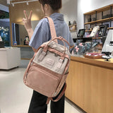 Girls Travel Backpack Waterproof Nylon Schoolbag