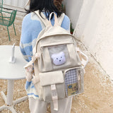 Anti-Theft Backpack for Teenage Girls with Multi-Pocket Design