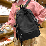 Teenage Girls Anti-Theft Backpack Women School Bag